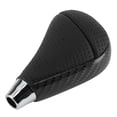 thumbnail image 1 of Gear Shifter, Gearshift Head, Compact Design Outstanding Appearance For Car Sports Car Driver Maintenance Worker Carbon Fiber + Black Perforated Leather,Piano Black + Black, 1 of 8