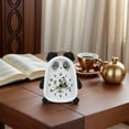 thumbnail image 2 of REGALWOVEN Cute Alarm Clock, Lovely Three-dimensional Panda-Shaped, Silent Non-Tick, Durable Material for Bedroom White 4.1"L x 1.6"W x 5.5"H, 2 of 3