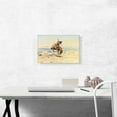 thumbnail image 2 of ARTCANVAS Bucking Bronc 1899 Canvas Art Print by Charles Marion Russell - Size: 18" x 12" (0.75" Deep), 2 of 9
