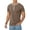 05-Vg Brown, variant on Iceglad Mens Henley Short Sleeve T-Shirt Cotton Lightweight Button T-Shirts Basic Casual Shirts Vg Blue L