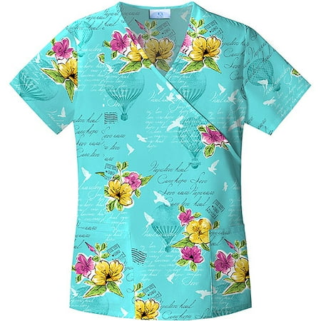 Notes From Afar Scrub Top