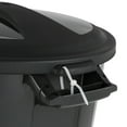 thumbnail image 6 of (5 pack) Hyper Tough 20 Gallon Heavy Duty Plastic Garbage Can, Included Lid, Black, 6 of 11