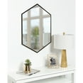 thumbnail image 6 of Uniek Kate And Laurel McNeer Large Hexagon Mirror, 31-1/8"H x 21-7/8"W x 13/16"D, Black, 6 of 6