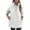 White, variant on DYTTDG Women's Winter Solid Color Cotton Sleeveless Casual Jacket Cardigan Coat Zipper Top Hoodless Casual Coat Jacket with Pockets on Clearance
