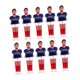 thumbnail image 5 of 10 piezas Foosball Men Reemplazo de jugadores de fútbol Partes de fútbol de fútbol liviano Men de fútbol para sala de juegos de cumpleaños Adultos Azul oscuro rojo, 5 of 8