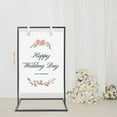 thumbnail image 3 of Display Stand for Wedding Sign Wedding Welcome Sign Stand, Wedding Sign Holder（51x76.5x164cm）, 3 of 8