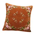 thumbnail image 3 of Kit de artesanía de la funda de almohada de bordado, cubierta de almohada, bricolaje, cubierta de caja de almohada hecha a mano, cubierta de cojín, Café, 3 of 8
