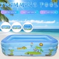 thumbnail image 1 of PENGXIANG 3-Layers Inflatable Large Outdoor Swimming Pool Printing Paddling Kids Pool for Backyard Garden Summer Water Party, 1 of 11