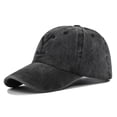 thumbnail image 1 of Yellowstone Dutton Ranch Hat Cross Ponytail Baseball Cap Distressed Outdoor Embroidery Sunscreen Hat Solid Color Cap Buy 2 Save 10%, 1 of 1