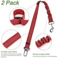thumbnail image 2 of Cinturón de Seguridad para Perros 2 Piezas, Arnés de Seguridad para Perros Coche Ajustable Nylon, 2 of 6