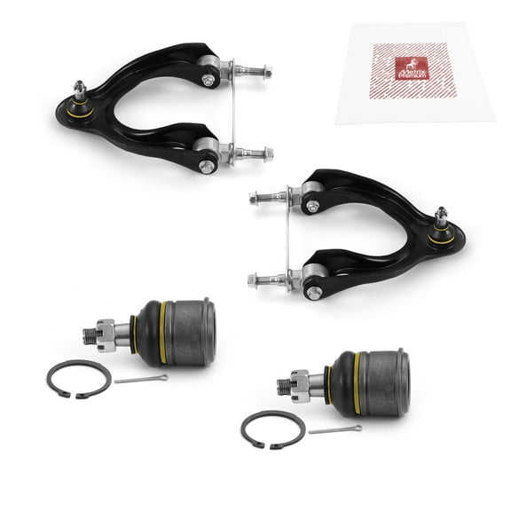 Metrix Premium Chassis Parts - 4 PC Front L/R Upper Control Arm & Front Lower L/R Ball Joint Kit Fits 94-01 Acura Integra, 92-95 Honda Civic, 95-97 Civic del Sol, RK90449 RK90448, K9802