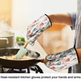 thumbnail image 4 of Cute Oven Mitts,Christmas Tree and House Pattern Oven Mitt 2-Pack Set,Kitchen Gloves for Oven,Heat Resistant Oven Mitts 7.7"x12", 4 of 7
