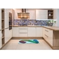 thumbnail image 6 of Ahgly Company Machine Washable Indoor Square Transitional Tiffany Blue Area Rugs, 7' Square, 6 of 7