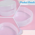 thumbnail image 6 of Misright Multipurpose Clear Plastic Storage Box Square Shape For Makeup Pads Vanity Organizers, 6 of 20