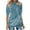 Z#02-Sky Blue, variant on ZQGJB Women Tops Plus Size Casual T Shirts Long Sleeve Strappy Cold Shoulder Tunics Sparkling Patchwork Irregular Hem Blouse Black XXL