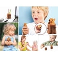 thumbnail image 4 of Squeeze Squirrel Cup Juguetes para niños, tocones de árboles de descompresión malvados, juguetes de goma para inquietos, lindos portalápices telescópicos en miniatura, regalos de juego extraños para, 4 of 7