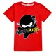thumbnail image 1 of Verano niños niñas 100% algodón camiseta niño ropa niños Nuinja KIDZ camisetas de manga corta sombrero disfraz niños camiseta dibujos animados Tops zhangmenya LED, 1 of 2
