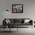 thumbnail image 3 of Stephen Chambers 24x19 Black Modern Wood Framed Wall Art Titled - Pulp Fiction, 3 of 6