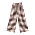 thumbnail image 3 of Asxite Womens Pajama Pants Plaid Print Elastic Waist Straight Leg Loose Breathable Bottoms, 3 of 7