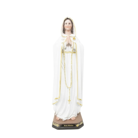 MrcjSales – Mystic Rose Statue | 36 inches | Resin Craftsmanship | Rosa Mistica | Church, Home Decor, Gifts