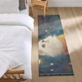 thumbnail image 6 of Cat with Moon Stars Runner Rug Machine Washable Area Rugs Carpet Non Slip Entryway Mat for Bedroom Entryway Front Door, 6 of 7