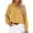 Yellow, variant on Boho Tops for Women Blouses for Women Dressy Casual V Neck Floral Printed Puff Yellow Tops Loose Trendy Fall