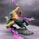 thumbnail image 1 of One Piece Banpresto Anime Roronoa Zoro Stand Ver. Mainan Model Koleksi Tokoh Aksi PVC Hadiah Anak-anak 10CM zhangyuxiang LED, 1 of 2