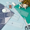 thumbnail image 5 of 3Pcs 3 Sizes Acrylic Quilting Template Ruler, Pocket Pattern Template, Rectangle Template Quilt Supplies for Cutting Patterns, Sewing, Wallet Pocket Making, 5 of 9