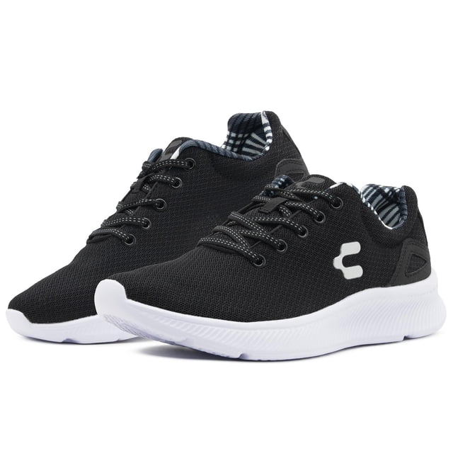 Tenis Charly Para Hombre Walking Relax Textil Negro 25-30 negro 26