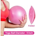 thumbnail image 5 of Mini Exercise Barre Ball for Yoga,Pilates, Stability Exercise Home Workout, Core Training and Physical Therapy Small Bender Ball 9 Inch with Inflatable Straw, 5 of 6