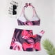 thumbnail image 4 of Bikini de tres piezas para mujer Falda corta sexy de tres piezas con almohadilla en el pecho sin aros Wmkox8yi  FGJ1404, 4 of 5