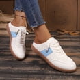 thumbnail image 5 of IEMIEMIEM Backless Trainers for Women Slip-On Mule Sneakers Breathable Open Back Lace-Up Casual Walking Shoes Retro Tennis Shoes 7 wide, 5 of 6