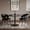 Black, variant on IZXGS Dining Chairs Set of 6, Modern Upholstered Faux Leather Kitchen Chairs with Curved Back Metal Legs,Green