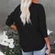 thumbnail image 5 of RKSTN Women's Long Sleeve Shirt Tops Oversized Crewneck Side Split Pullover T Shirt Top Womens Casual Solid Plus Size Raglan Relaxed Fits Loose Comfy Tee Shirt Fall Spring Clothes, 5 of 8