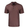 thumbnail image 2 of Men's Cutter & Buck  Maroon Minnesota Golden Gophers Pike Eco Tonal Geo Print Stretch Recycled Polo, 2 of 3