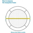 thumbnail image 6 of Machrus Upper Bounce Universal Trampoline Fiber Glass Rods To Replace Top Ring Of Net Enclosure For 15' Frame - 8 Pole Caps Included, 6 of 9