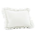 thumbnail image 6 of Lush Decor Ruffled Bedding Comforter Set, Parisian Vintage Chic Ruffle Lace, White, 2-Piece, Twin XL, 6 of 11