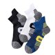 thumbnail image 4 of Granjero Gordo 6 pares de calcetines sin costuras, calcetines cortos antideslizantes de cintura baja para deportes, running, forro invisible, negro, M (talla: 40-44), 4 of 5