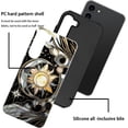 thumbnail image 3 of Case for Samsung Galaxy S23, Celestial Stained Glass Moon Phone Case Military-Grade Drop Protection Cover for Women Girl - Glossy, 3 of 7