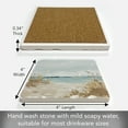 thumbnail image 6 of Thirstystone Peek Of The Beach Tumbled Tile Stone Coaster Create Your Own Set, 6 of 8