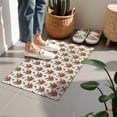 thumbnail image 4 of White Bigfoot and Footprint Pattern Door Rugs,Washable Non Slip Door Mats Indoor,Decorative Door Mats,Entry Mat Indoor for Entrance,Bedroom,Kitchen,Bathroom,16"x24", 4 of 6