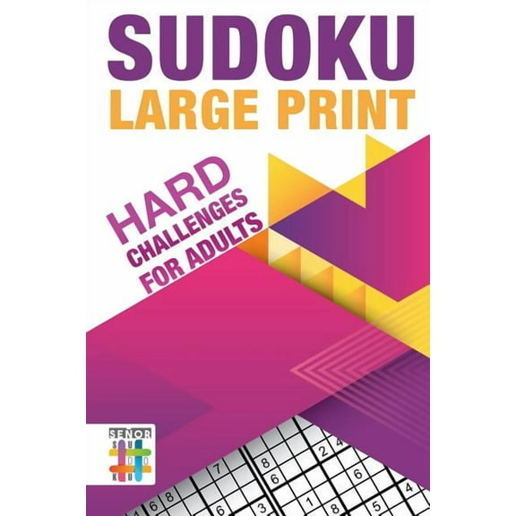 Sudoku Large Print Hard Challenges for Adults (Paperback)(Large Print)