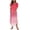 #22, variant on Pisexur Womens Dresses Fashion Boho Floral Homecoming Dresses V Neck Slit Maxi Dress Short Sleeve Cocktail Dress for Women Casual Loose Flowy Dress with Pockets