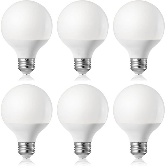 6-Pack G25 LED Bulbs, 2700K W01G2P605