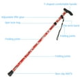 JNANEEI Walking Canes for Women Men Walking Stick ,Adjustable Heights