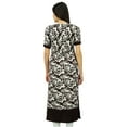 thumbnail image 6 of Bimba Womens Brown Straight Kurti Printed Ladies Kurta Designer Ethnic Clothing, 6 of 7