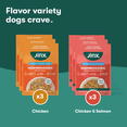 thumbnail image 3 of Jinx Homemades Chicken & Chicken/Salmon Recipe Wet Dog Food Meal Topper Variety Pack, 3 oz Pouch, 6pk, 3 of 10