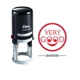 thumbnail image 1 of Custom Shiny Personalized Teachers Stamps VERY GOOD Round Self Inking Rubber 20mm Mini Stamp, 1 of 1