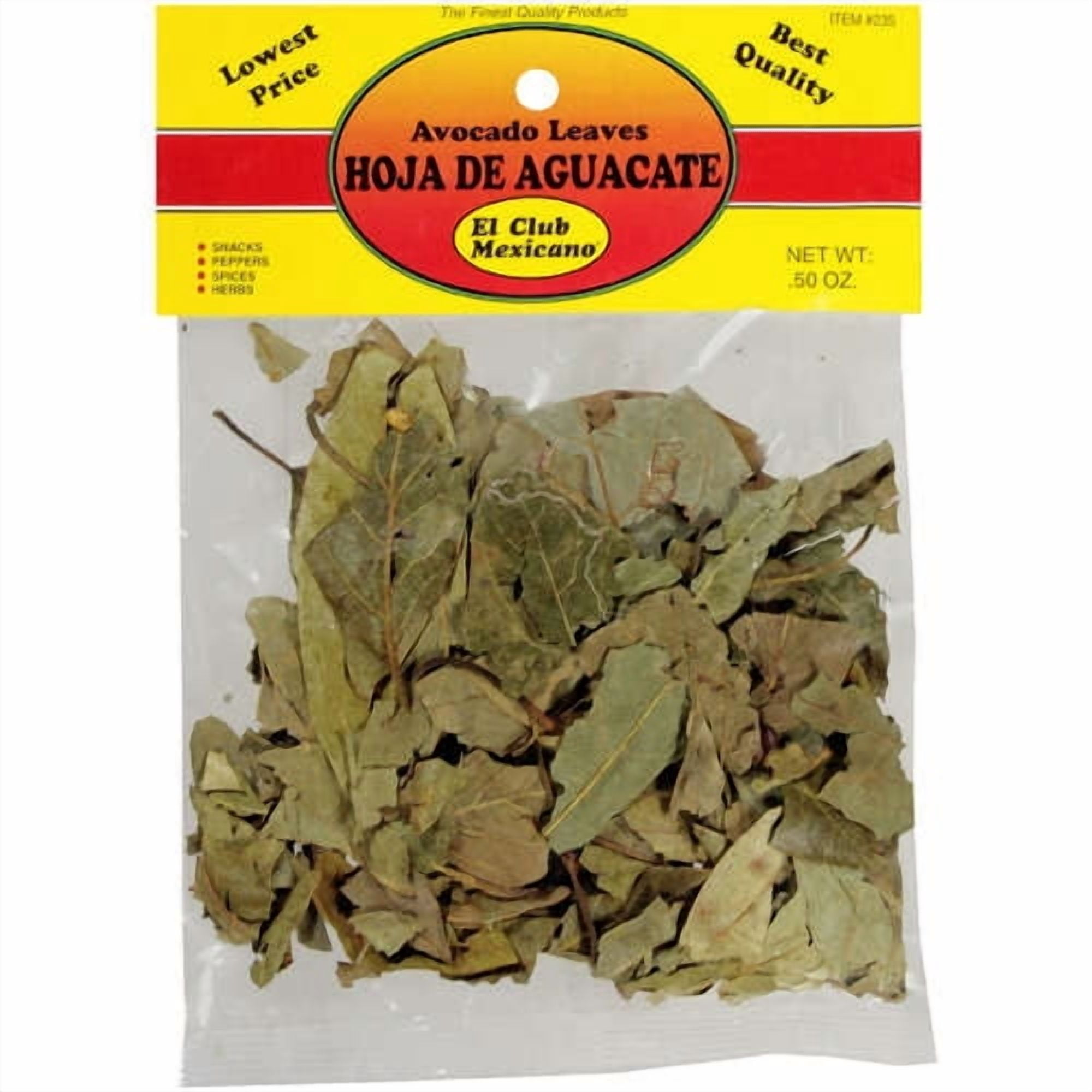 (5 pack) El Club Mexicano Avocado Leaves, 0.5 oz