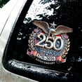 thumbnail image 4 of USA 250th Anniversary Commemorative Decal 11.8 x 11.8in United States of America 1776-2026 Patriotic Emblem Sticker for Wall Window Laptop Car Decor, America 250 Merchandise Celebration Decoration, 4 of 5